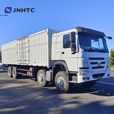 شاحنة شحن سينوتروك هوو 7.2 متر شاحنة شحن فان 8 * 4 400 حصان 12 عجلة أفضل منتج