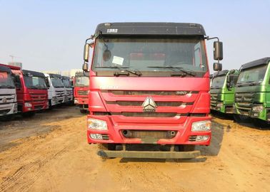 HOWO Heavy Duty 6x4 Dump Truck Equipment مع 371hp أحمر اللون الدولي شاحنة قلابة