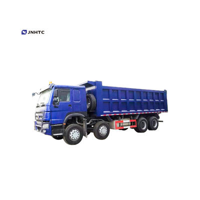 SINOTRUK HOWO 12 Wheeler Heavy Duty Dump Truck ذاتية التحميل 8x4 3cbm 371hp