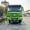 HOWO 6x4 شاحنة القمامة المكثف اليورو 2 التخلص من النفايات شاحنة القمامة الخلفية شاحنة الديزل الخضراء النموذج الجديد
