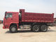16m³ 6x4 336hp HOWO شاحنة تفريغ الثقيلة للنقل التربة / الرمال