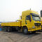 اللون الأصفر 6 × 4 10 ويلر شاحنة بضائع من طراز ساينو تراك Howo7 لمدة 40-50T