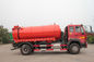 EURO II 6m3 290hp شاحنة شفط مياه المجاري HOWO شاحنة شفط سرعة 500r / Min حياة طويلة