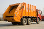 6X4 سلامة شاحنة القمامة القمامة الصلب مع 16 م 3 قدرة التحميل الكبيرة