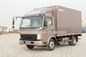 4 × 2 Euroii HOWO 7000kg مبردة مربع شاحنة مع محرك Yunnei و 6 مثلث الاطارات