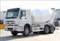 12cbm ناقلة الاسمنت خلاط خلاط شاحنة عالية مقاومة الاصطدام مع النظام الهيدروليكي