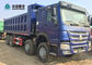 Euro 2 371HP Heavy Load Truck 8x4 12 Tire Front Lifting HOWO قلابة شاحنة