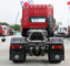 ساينو تراك STEYR 4X2 جرار مقطورة شاحنة قلابة في اللون الأحمر لمدة 8-20 طن