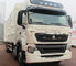ZZ1317M4661V ساينو تراك HOWO البضائع تسليم شاحنة 8X4 371hp للبيئة القاسية
