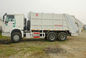 6 × 4 Euro II الانبعاثات القياسية القمامة ضاغطة شاحنة ، شاحنة القمامة المدمجة 12m3