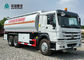 HOWO EURO 2 336 خزان الوقود شاحنة ، ناقلة النفط شاحنة 25CBM 20 طن الحمولة