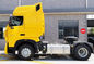 Euro 2 HW 76 Cab Howo Prime Mover Tractor 4 * 2 Wheel Wheel Truck