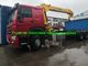 Sinotruk Xcmg 10T Stright Arm Truck Mounted Crane مع 7000MM Cargo Box Euro2 LHD