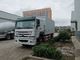 الأبيض SINOTRUK HOWO 6X4 شاحنة بضائع ثقيلة Euro II الانبعاثات القياسية