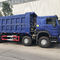 SINOTRUK HOWO 12 Wheeler Heavy Duty Dump Truck ذاتية التحميل 8x4 3cbm 371hp