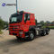 6 × 4 مستعملة Sinotruck Prime Mover Truck 375 شاحنة جرار