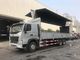 SINOTRUK HOWO A7 6X4 شاحنة بضائع ثقيلة Euro II 10 Wheeler Wing Van