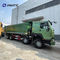 HOWO 6X4 371HP Green 20 Cubic Tipper Truck With U Type Cargo Body