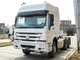 Euro2 HW79 المقصورة Prime Mover Truck RHD 6x4 10 Wheels Diesel Engine 371hp 420hp