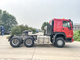 6 × 4 3.5 بوصة Euro2 Sinotruk Howo 371 Tractor Truck 10 Wheels Head Tractor