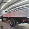 ساينو تراك هوو 266HP 290HP 4 * 2 6 ويلر سياج شاحنة بضائع 18 قدم